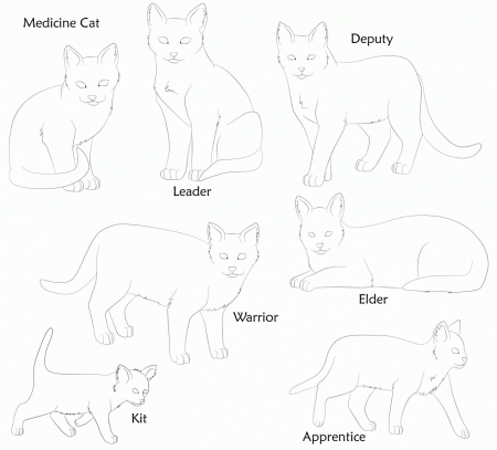 Warrior Cat Couple Coloring Pages | Coloring Online
