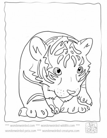 Baby Tigger Coloring Page