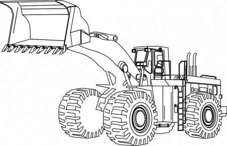 Excavator Coloring Pages Â» Coloring Pages Kids