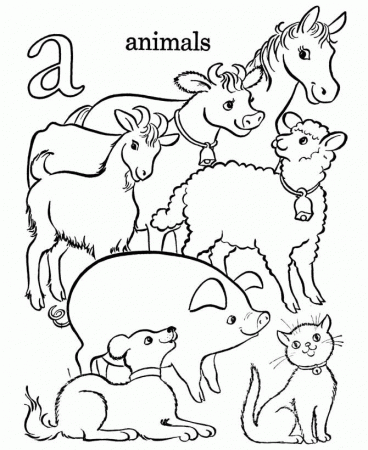 Farm Animals Coloring Pages | proudvrlistscom