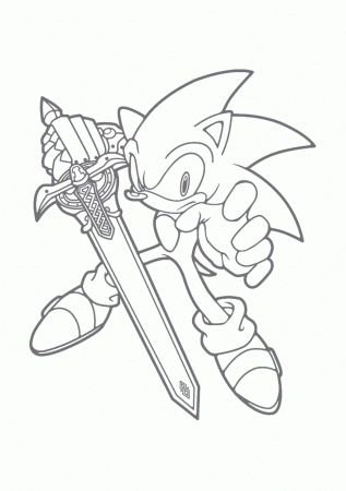 Amazing of Free Sonic Coloring Pages Online In Sonic Colo #807