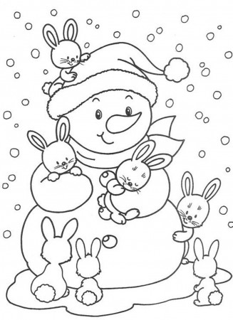 winter coloring pages | Only Coloring Pages