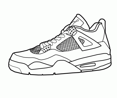 Drawing Jordans Shoes Coloring Pages, Use these free images for ...