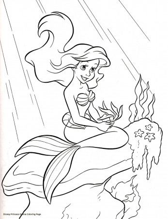 Coloring Pages : Most Fabulous Disney Ariel Coloring Mosm Unusual ...