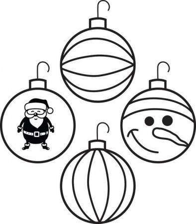 free, printable christmas ornaments coloring page for kids #4 ...