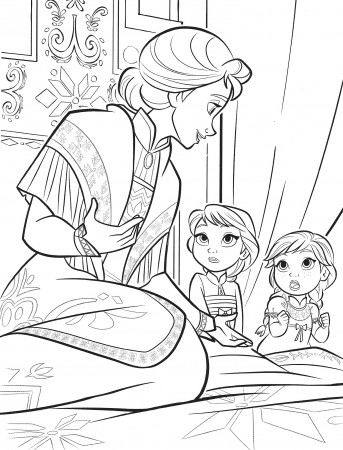 New Frozen Coloring Pages With Elsa Youloveit Coloring Home