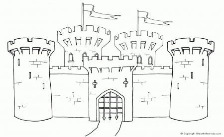 Popular Free Printable Castle Coloring Pages For Kids - Widetheme