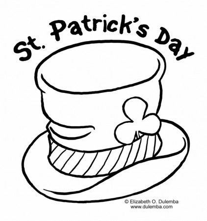 Shamrock Coloring Pages St Patricks Day St Patrick&s Day Coloring ...