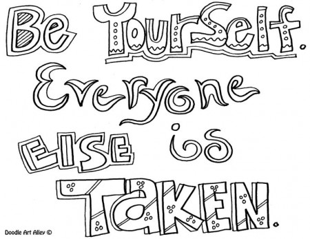 Motivational Quotes Coloring Pages. QuotesGram