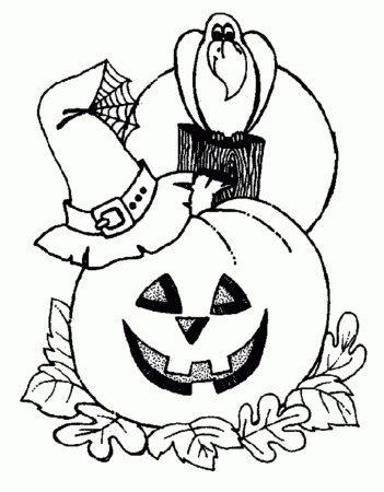 Amazing of Affordable Printable Halloween Coloring Pages #52