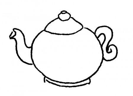 Teapot+Coloring+Page | Super coloring pages, Coloring pages