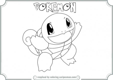 Pokemon Coloring Pages Squirtle | Printable Coloring Pages
