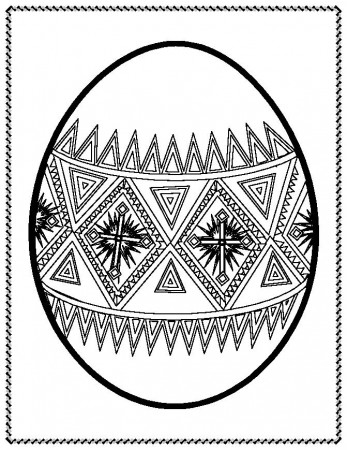 Giant Easter Egg Coloring Pages — Crafthubs