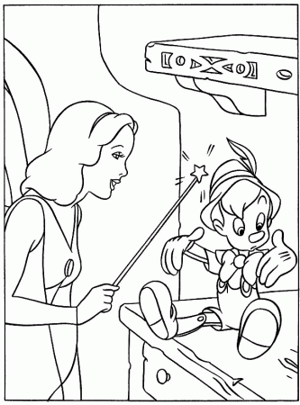 Coloring Page - Pinocchio coloring pages 12