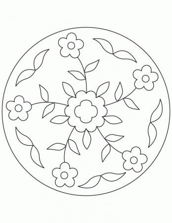 rangoli pages Colouring Pages