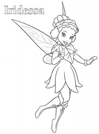 iridessa tinkerbell coloring page | for Presley