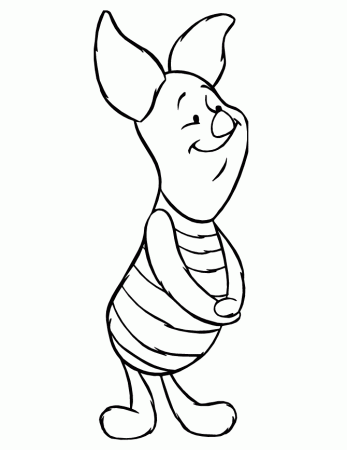 Download Listening Patiently Piglet Pig Coloring Pages To Print Or 