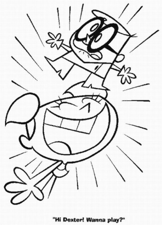Dexters Lab Coloring Pages | Learn To Coloring
