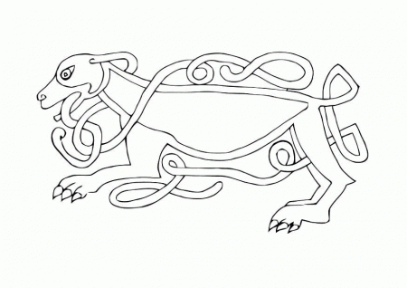 Celtic Coloring Page
