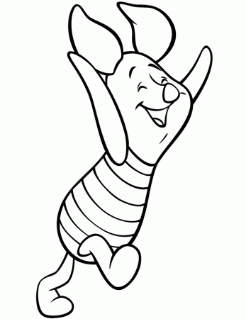 Download Cheerful Piglet Pig Coloring Pages To Print Or Print 