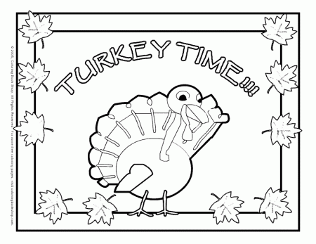 Thanksgiving Placemat Coloring Printable Coloring Kids Table 