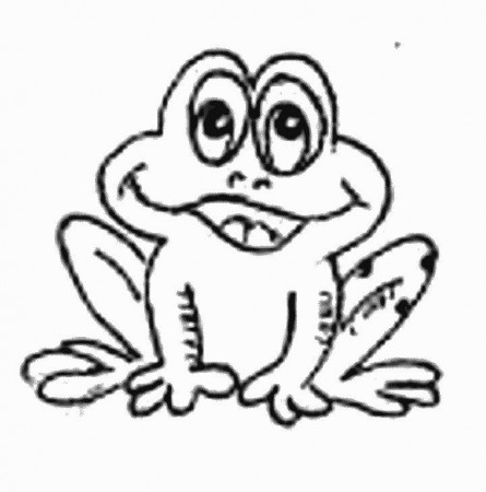 Coloring pages frog - picture 13