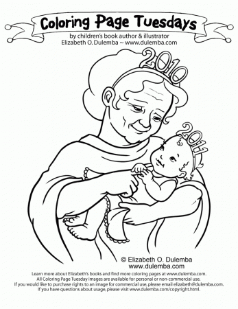 dulemba: Coloring Page Tuesday - Welcome 2011