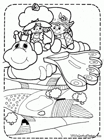 Strawberry Shortcake Coloring Pages | 101ColoringPages.