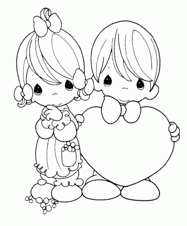 Precious Moments Coloring | Coloring Pages For Kids | Kids 