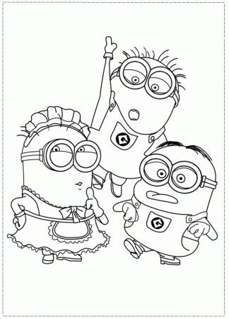 Despicable Me Coloring Pages To Color | Free Printable Coloring Pages