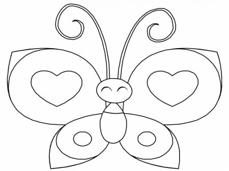 Butterflies 6 Animals Coloring Pages | Caterpillars and Butterfly | P…