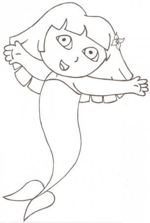 Dora Mermaid Coloring Pages Www Fanwu Org Coloring Pages For 