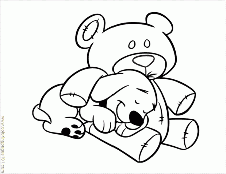 Coloring Pages Sleepy (Cartoons > Clifford) - free printable 