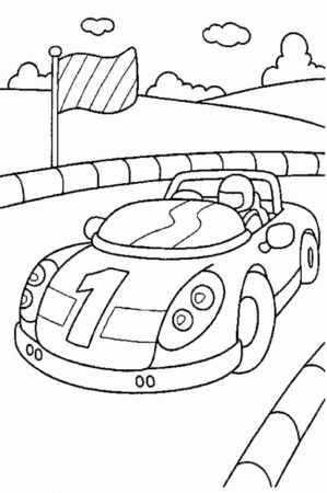 cars 1, 2 Colouring Pages