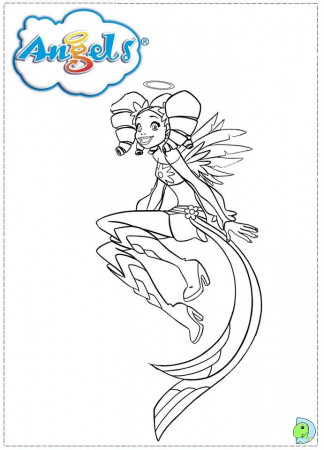 Angel's friends Coloring page