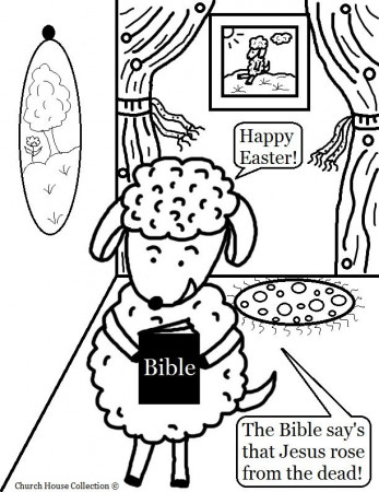 Free Easter Coloring Pages For Sunday School