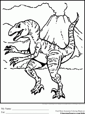 Home Coloring Pages Dinosaur Page Tyrannosaurus Rex Id 57408 98434 