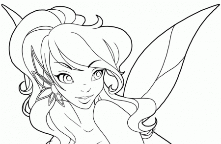 Coloring Pages Of Tinkerbell And Her Fairy Friends Coloring 199939 