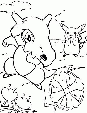 3 Pikachu Coloring Page - Coloring Home