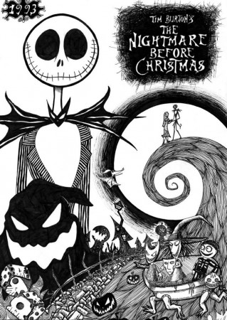 Nightmare Before Christmas Coloring Pages | Coloring Pages For 