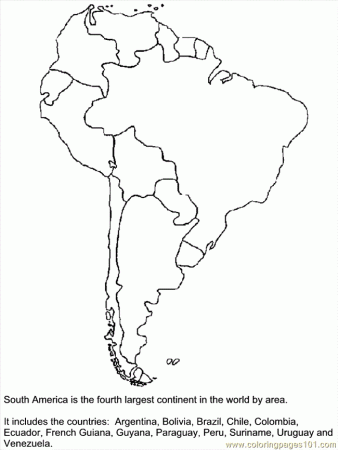 south america coloring pages | Coloring Pages For Kids