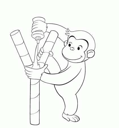 Download Kids Curious George Coloring Pages Or Print Kids Curious 