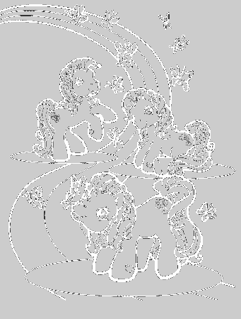 Pinkie Pie And Friends Little Pony With Butterfly Coloring Pages 