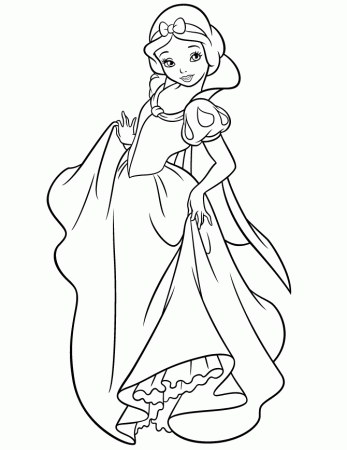 Snow White Coloring Page 15