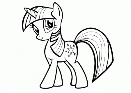 My Little Pony Coloring Pages Twilight Sparkle My Little Pony 