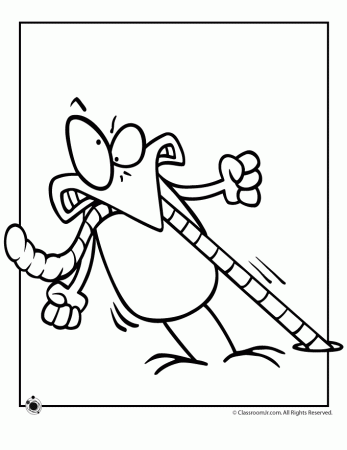 Worms Colouring Pages (page 2)