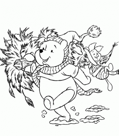 Winnie The Pooh Piglet Laugh Look Love Coloring Pages - Winnie The 