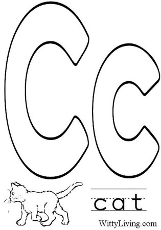Coloring Pages Letter C - Kids Crafts for Kids to Make