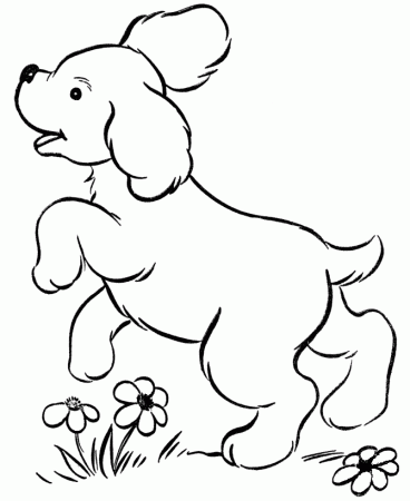 dog coloring pages for children | Printable Coloring Pages