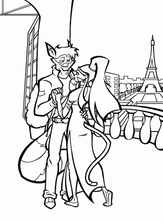 sly cooper maury Colouring Pages